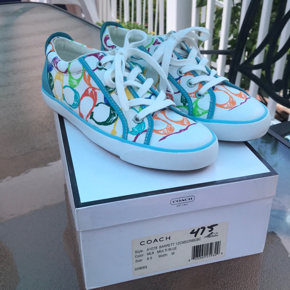 Vintage Coach Colorful Sneakers